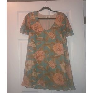 Show Me Your Mumu floral print mini dress